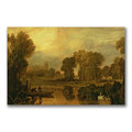 Trademark Fine Art Joseph Turner 'Eton College from the River' Canvas Art, 30x47 BL0476-C3047GG